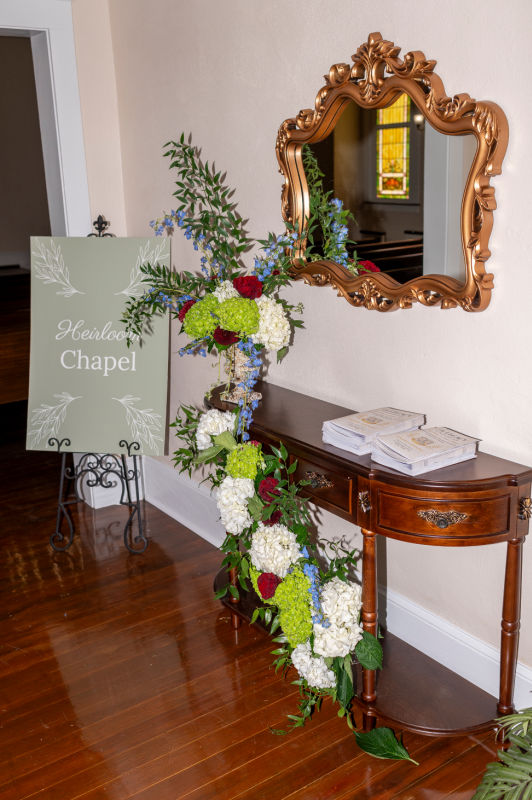 Heirloom Chapel Front Entrance at The Legacy Tavares
